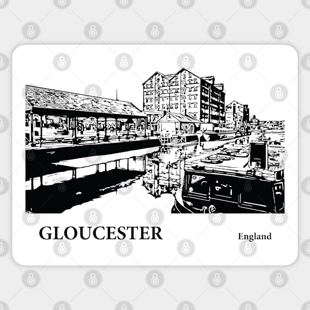 Gloucester England Sticker by Lakeric